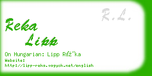 reka lipp business card